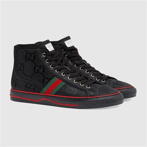 gucci psychedelic high top sneakers|luxury high top sneakers men.